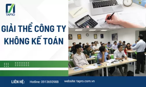 Giải Thể Công Ty Không Kế Toán