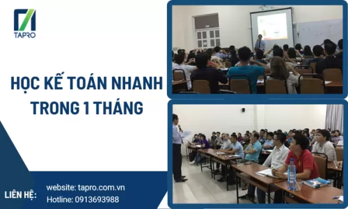 Học Kế Toán Nhanh Trong 1 Tháng
