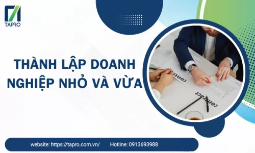 Thành Lập Doanh Nghiệp Nhỏ Và Vừa