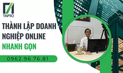 Thành Lập Doanh Nghiệp Online Nhanh Gọn