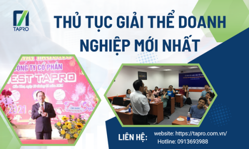 Thủ Tục Giải Thể Doanh Nghiệp Mới Nhất