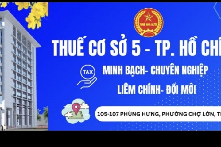 Bài viết của Thuế cơ sở 5 Thành phố Hồ Chí Minh